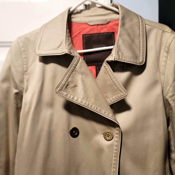 Coach Trench Coat Khaki Size L - Picture 6 of 6